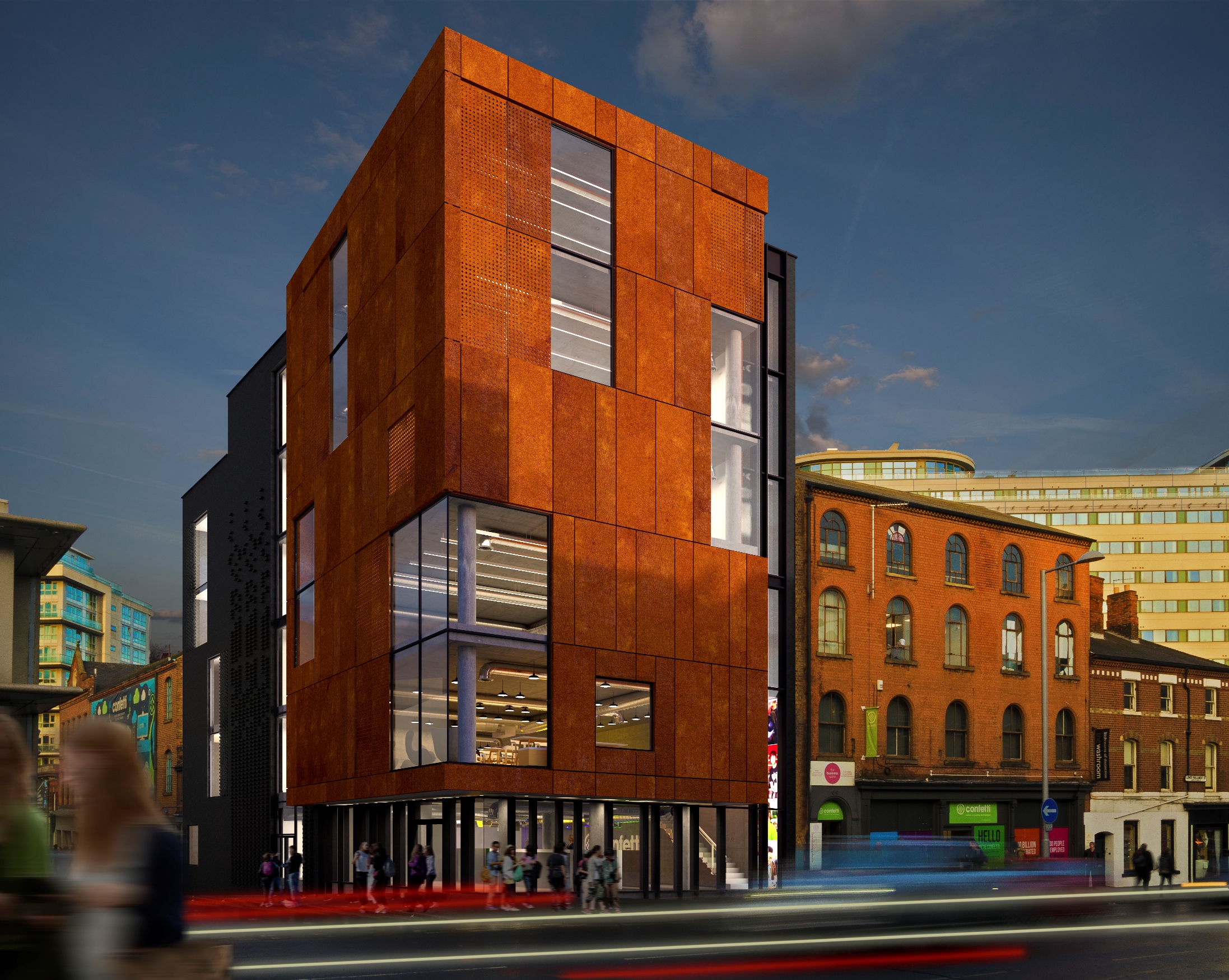 Horbury Facades Gets Creative With Nottingham's Confetti Building