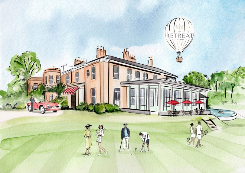 Announcing The Retreat Elcot Park The second hotel from the