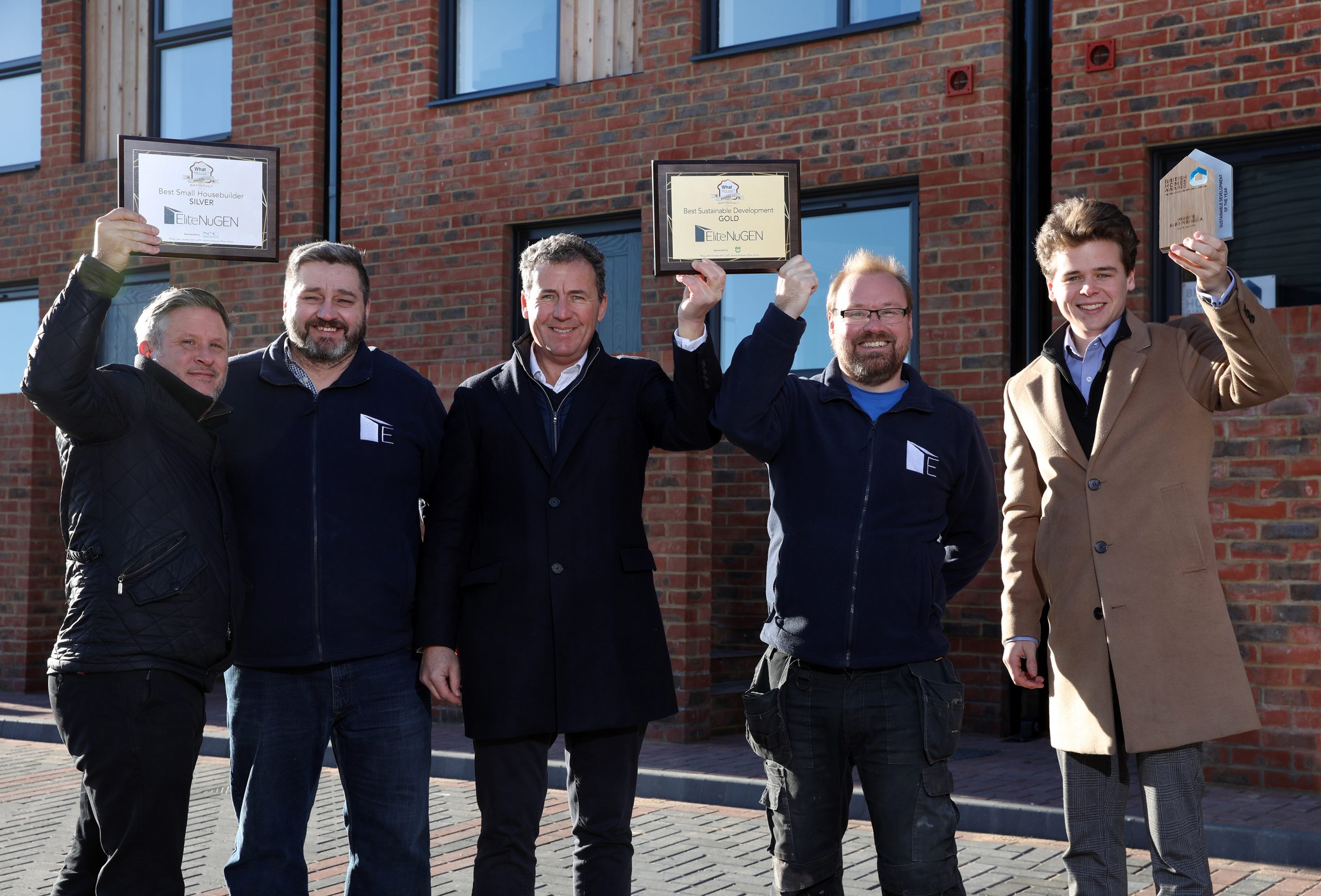 National success as Gosport housebuilder celebrates awards hattrick