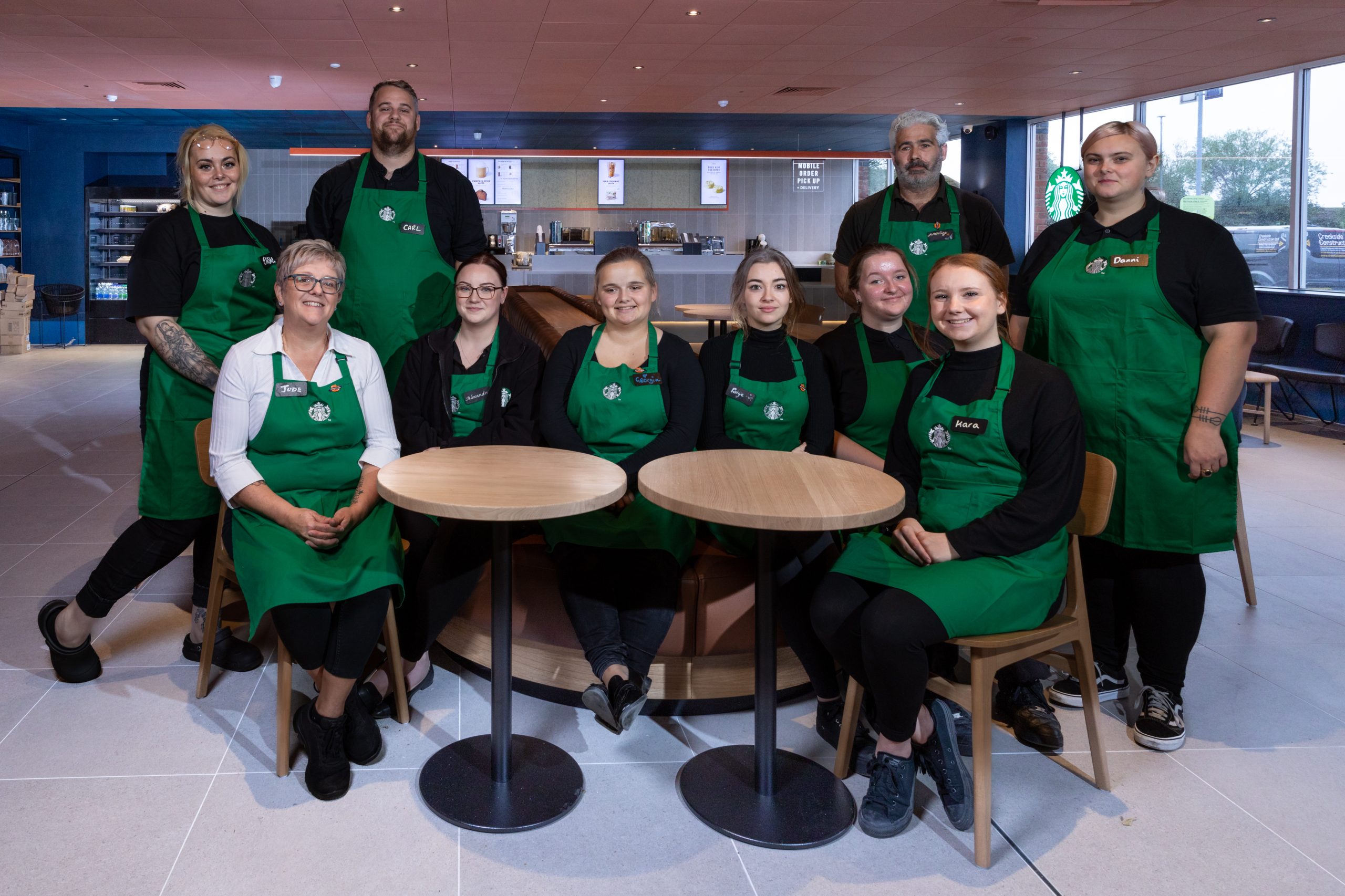 Sainsbury's and Starbucks celebrate opening of 50th instore Starbucks