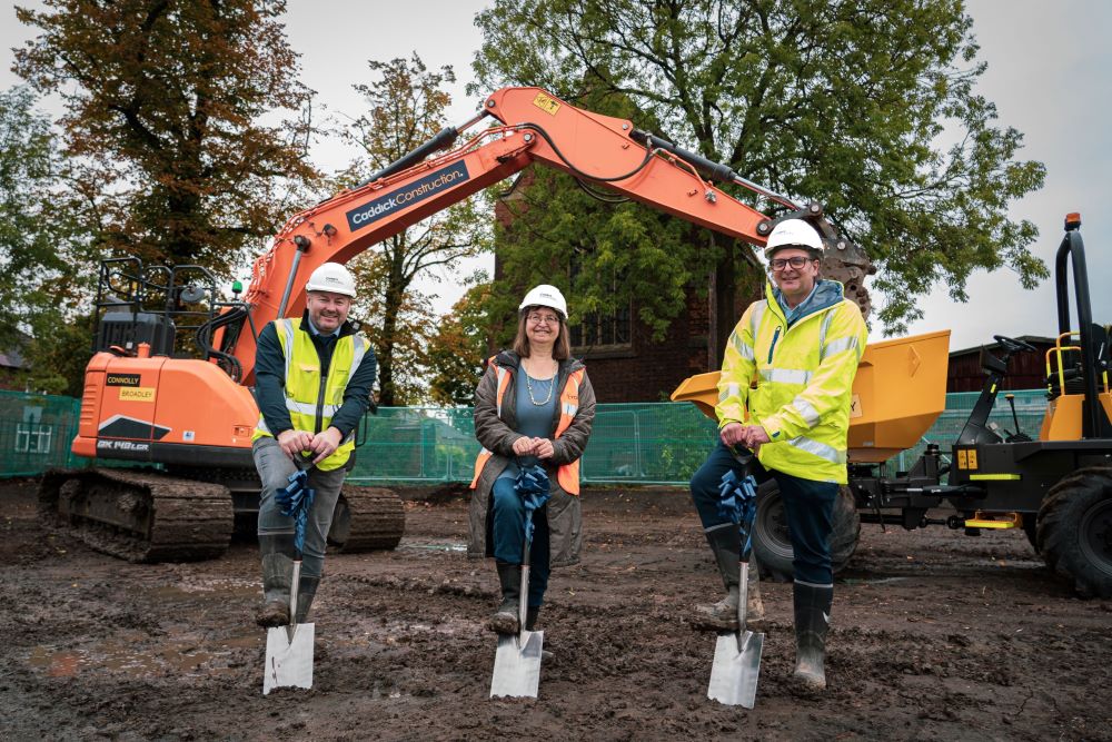 Caddick Construction starts work on York's first residential passivhaus