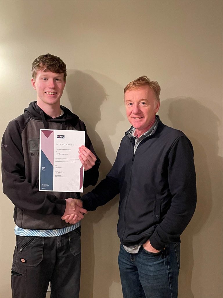 NHBC celebrates as bricklaying and site supervision apprentices qualify Industry News