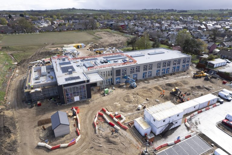 A look behind the scenes at the construction of Spennymoor’s newest